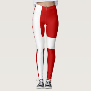 Dannebrog Dänische Flagge Leggings
