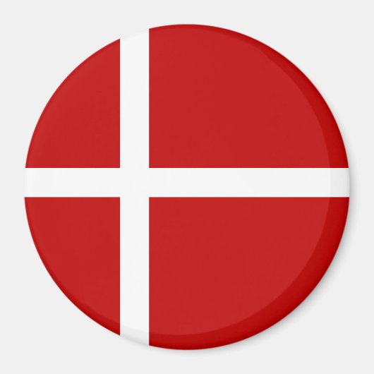 Dannebrog Dänische Flagge Magnet (Vorne)