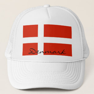 Dannebrog, Staatsflagge von Dänemark Truckerkappe