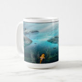 Danni die Meerjungfrau Kaffeetasse (Vorderseite Links)