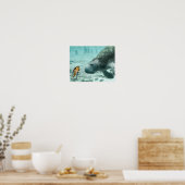 Danni die Meerjungfrau und ihr Manatefreund Poster (Küche)
