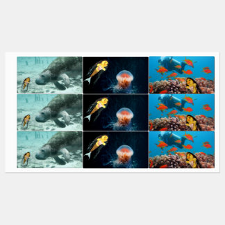 Danni die Meerjungfrau und ihre Freunde Labels Etiketten