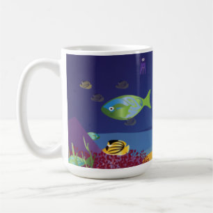 Danni die Meerjungfrau unter Wasser  Kaffeetasse