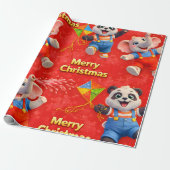Danny and Dave Merry Christmas festive wrapping Geschenkpapier (Ungerollt)