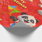 Danny and Dave Merry Christmas festive wrapping Geschenkpapier (Ecke)