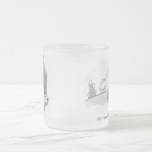 Danny-Dioden-mattierte Tasse (Mittel)