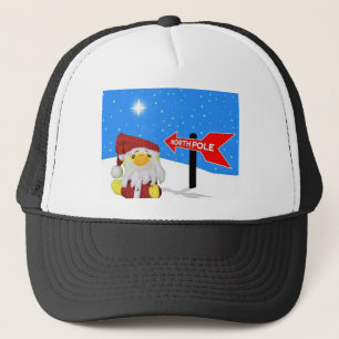 Danny Duck als Weihnachtsmann macht sich auf den W Truckerkappe