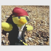 Danny Duck, das Pirate Wrapping Paper Geschenkpapier (Flach)