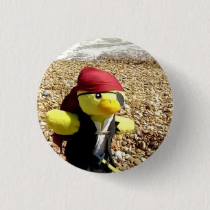 Danny Duck der Pirat Button