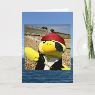 Danny Duck der Pirat Geburtstagskarte Karte