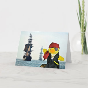 Danny Duck der Pirat Geburtstagskarte Karte
