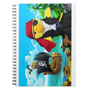 Danny Duck der Pirat Notebook Notizblock