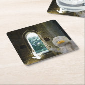 Danny Duck, die Mummy Rechteckiger Pappuntersetzer (angewinkelt)