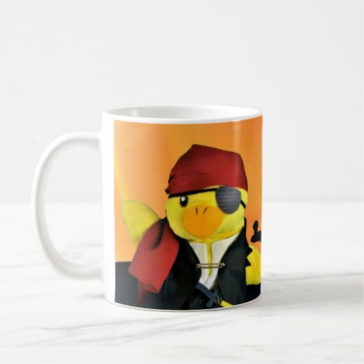 Danny Duck, die Pirate Coffee Tasse (Links)