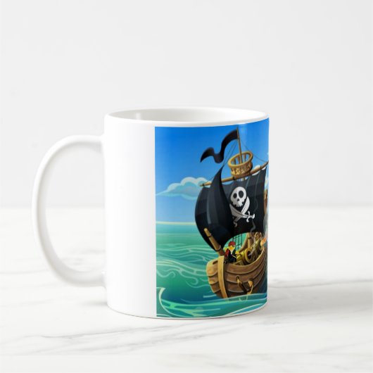 Danny Duck, die Pirate Coffee Tasse (Links)