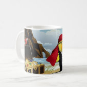 Danny Duck, die Pirate Coffee Tasse (Vorderseite Links)