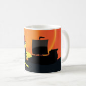 Danny Duck, die Pirate Coffee Tasse (VorderseiteRechts)