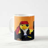 Danny Duck, die Pirate Coffee Tasse (Vorderseite Links)