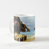 Danny Duck, die Pirate Coffee Tasse (Vorderseite Links)