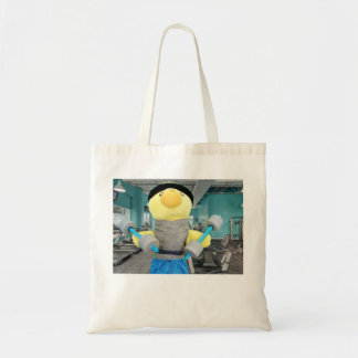 Danny Duck im Fitnessstudio Tragetasche