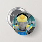 Danny Duck im Gym Button (Vorne & Hinten)