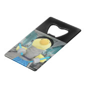 Danny Duck im Gym Geldbeutel Flaschenöffner (Vorderseite Schrägansicht)