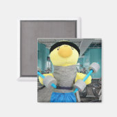 Danny Duck im Gym Magnet (Vorderseite/Rückseite)