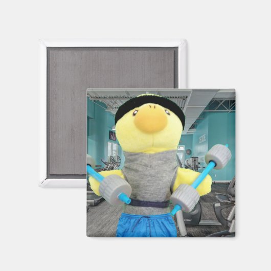 Danny Duck im Gym Magnet (Vorderseite/Rückseite)