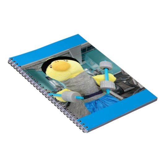 Danny Duck im Gym Notizblock (Rechte Seite)