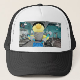 Danny Duck im Gym Truckerkappe