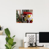 Danny Duck Santa Christmas Poster (Heimbüro)