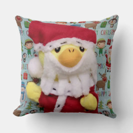 Danny Duck Santa Christmas Throw Kissen