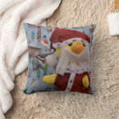Danny Duck Santa Christmas Throw Kissen (Decke)
