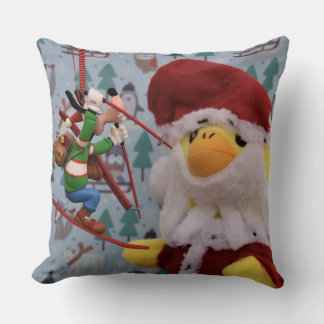 Danny Duck Santa Christmas Throw Kissen