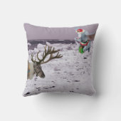 Danny Duck Santa Christmas Throw Kissen (Rückseite)