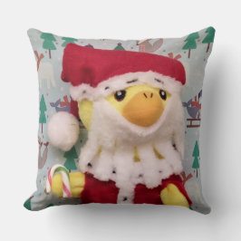 Danny Duck Santa Christmas Throw Kissen