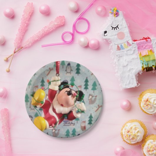 Danny Duck Santa. Pappteller (Party)