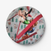 Danny Duck Santa. Pappteller (Vorderseite)