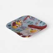 Danny Duck Santa. Pappteller (Gewinkelt)