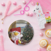 Danny Duck Santa. Pappteller (Party)