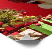 Danny Duck Santa. Poster (Ecke)