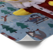 Danny Duck Santa Poster (Ecke)