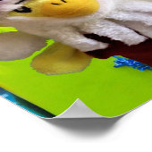 Danny Duck Santa. Poster (Ecke)
