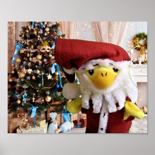 Danny Duck Santa. Poster (Vorne)
