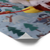 Danny Duck Santa Poster (Ecke)