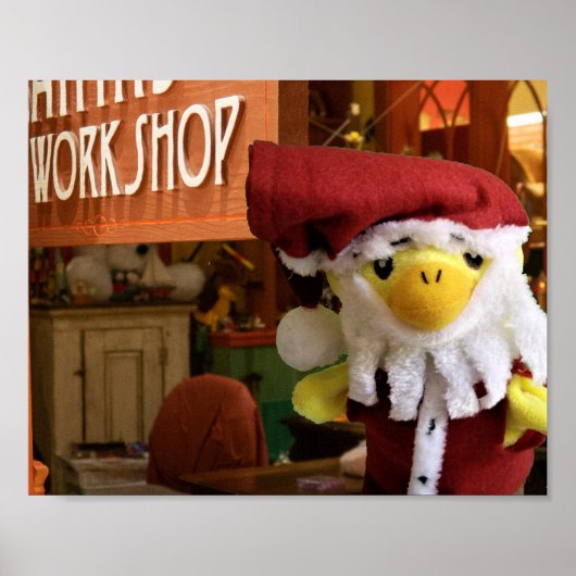 Danny Duck Santa. Poster (Vorne)