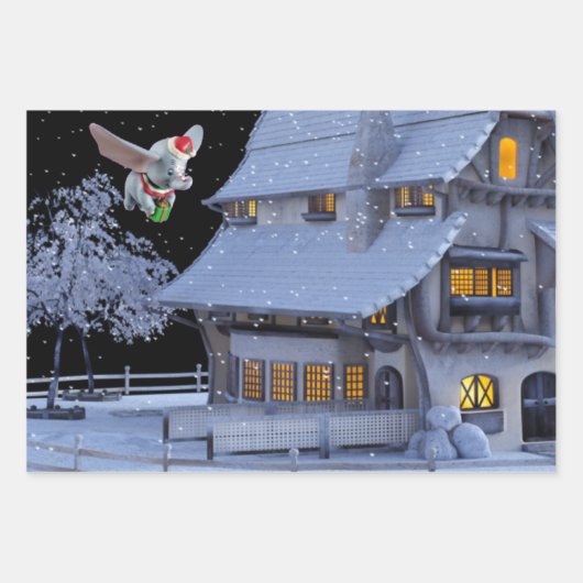 Danny Duck Santa. Tree Ornament Geschenkpapier Set (Vorderseite 2)