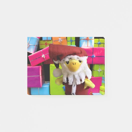 Danny Duck Santa - Weihnachtsabenteuer Post-it Klebezettel (Vorderseite)