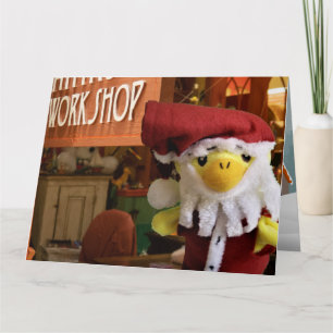 Danny Duck Santa Weihnachtskarte Karte