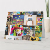 Danny Duck Santa Weihnachtskarte Karte (Rückseite)